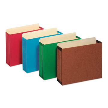 Pendaflex® File Cabinet Pockets, 3.5" Expansion, Letter Size, Green, 10-box freeshipping - TVN Wholesale